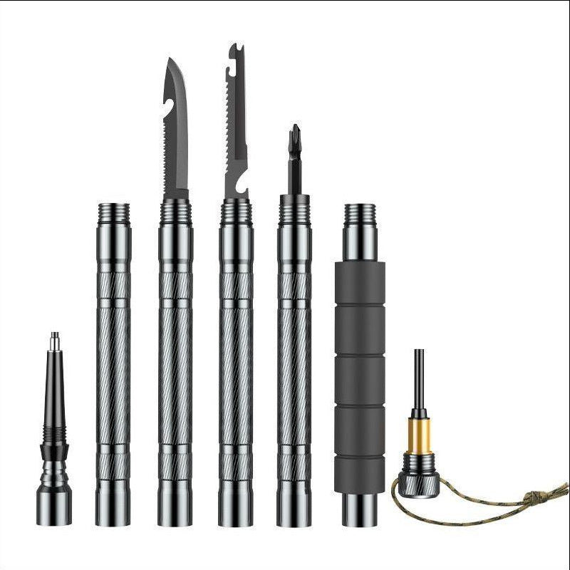Alpenstock Folding Multifunctional Outdoor Hiking Self-defense